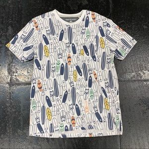 Free Planet Surf Board Tee Large